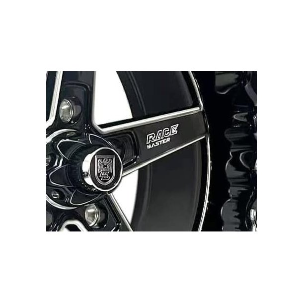 MUSCLE CAR RACEMASTER GLOSSBLACK / MILLED 8x18, ET 0, CB 83,2, 5x114.3