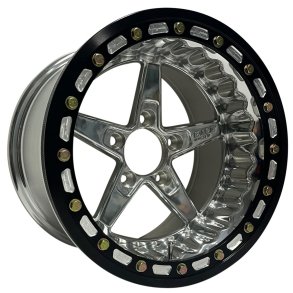 MUSCLE CAR RACEMASTER POLISH BEADLOCK 10x15, ET-12, Backspace 5