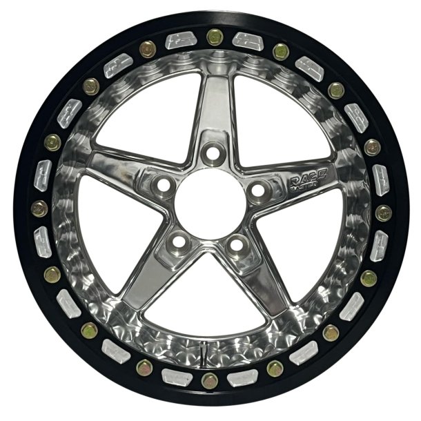 MUSCLE CAR RACEMASTER POLISH BEADLOCK 10x15, ET-12, Backspace 5