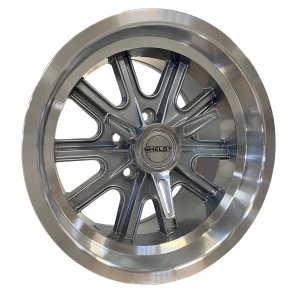 MUSCLE CAR SHELBY GUNMETAL / MACHINED 8X15 ET=13 - 5X114.3