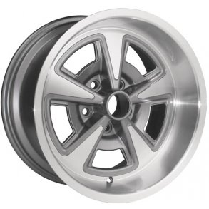 MUSCLE CAR PONTIAC RALLYE II Painted /Polish Lip 8x17 , ET=1, 5x120.65