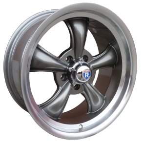 REVOLUTION NITRO Grey 8x17  med budget dk - 5x114.3