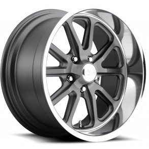 US MAGS U111 RAMBLER Gd -Matte Gunmetal  8x18 med budget dk - 5x114.3