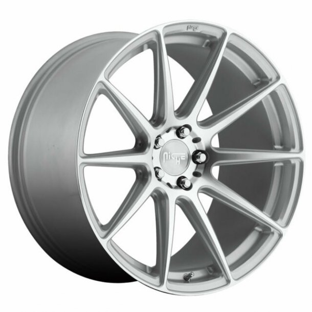 Niche M146 Silver / Machined 9x20 + 10.5x20 med dk - 5x120