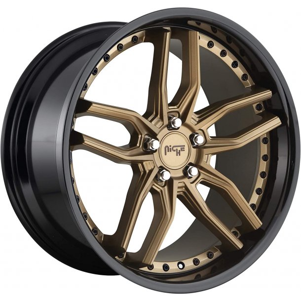 Niche M195 Methos Black 9x20 + 10.5x20 med dk - 5x120