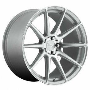 Niche M146 Silver / Machined 9x20 + 10.5x20 med dk - 5x114.3