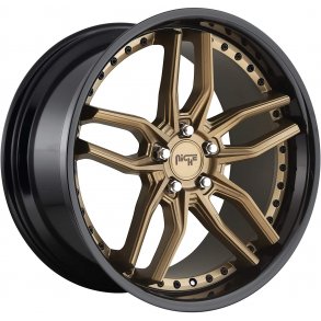 Niche M195 Methos Black 9x20 + 10.5x20 med dk - 5x114.3