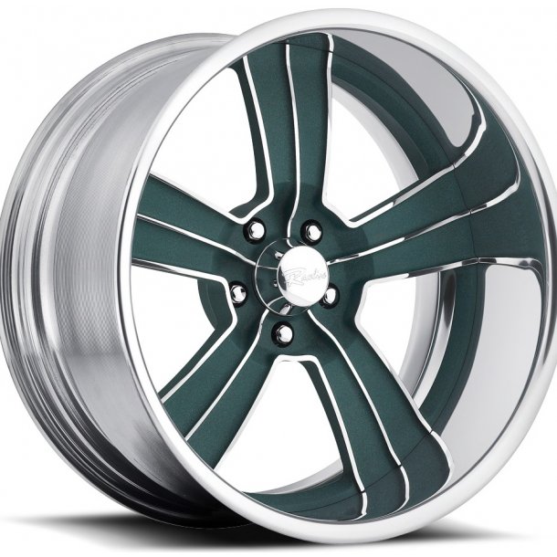 RACELINE HOOLIGAN Two Piece Billet Wheel 7x17 , ET=0, 5x114.3