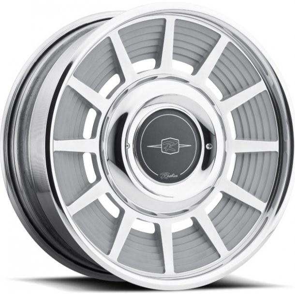 RACELINE MANHATTAN Polished /Grey 8.5x22 , ET=0, 5x127