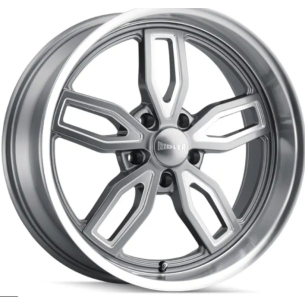 REVOLUTION TOP FUEL Grey  w/ Milled spokes & Diamond Cut Lip 10x20, ET=0, CB=78, 5x127