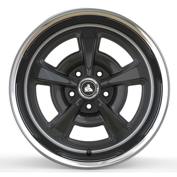 REVOLUTION BULLET Matteblack / Polish 8x18 ET=0 CB=73.1 5x114.3