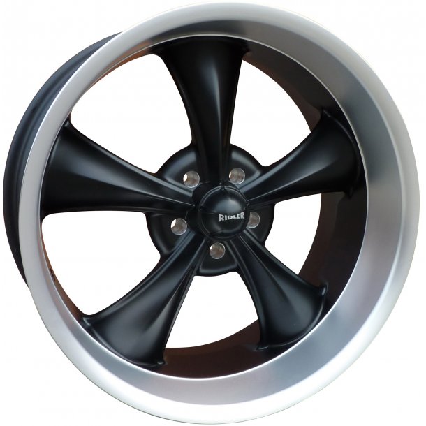 REVOLUTION CLASSIC Black /Machined Lip 10x20 , ET=0, BS=5.5, 5x114.3