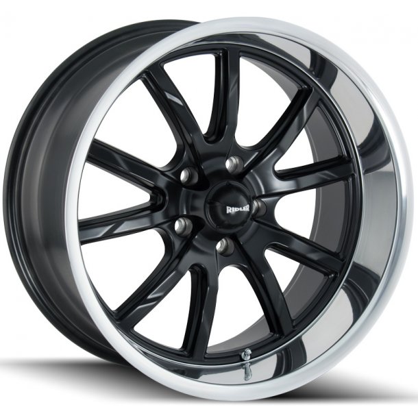 REVOLUTION COBRA Matteblack /Polish 8x17 , ET=0, 5x114.3