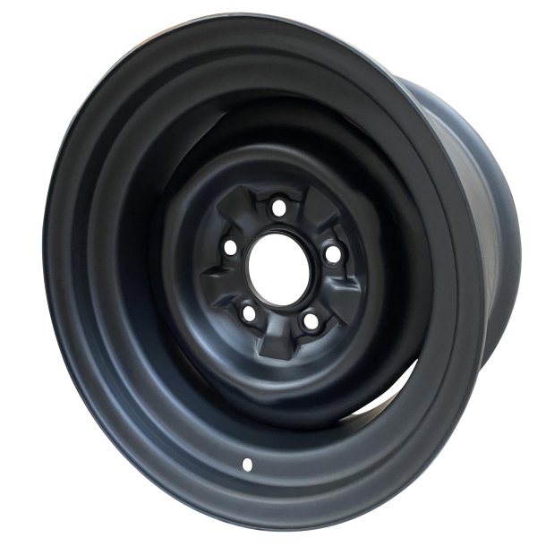 REVOLUTION OE STEEL Matteblack 10X15, ET 0, 5x120,65