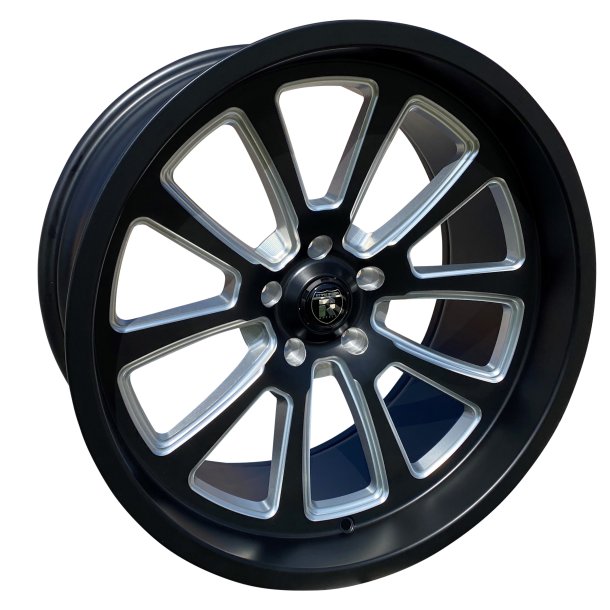 REVOLUTION CONCAVE MATTEBLACK / MILLED  10x20 , ET=0, 5x127
