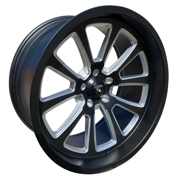 REVOLUTION CONCAVE MATTEBLACK / MILLED  8,5X20 + 10X20 MED DK - 5X120.65