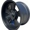 REVOLUTION LEGEND MATTEBLACK  8x18 + 9.5x18  WITH TIRES -5x127