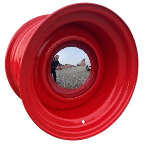 REVOLUTION SMOOTHIE STEEL Glossred 7x15 , ET=6, 5x120.65