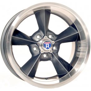REVOLUTION THRUST Gunmetal 9.5x17 , ET=0, BS=5.5, 5x114.3