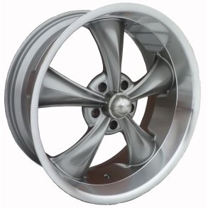 2 stk Revolution Classic Grey / Polish 8x18 ET 0 + 2 stk 10x20 ET 0  5x120.65