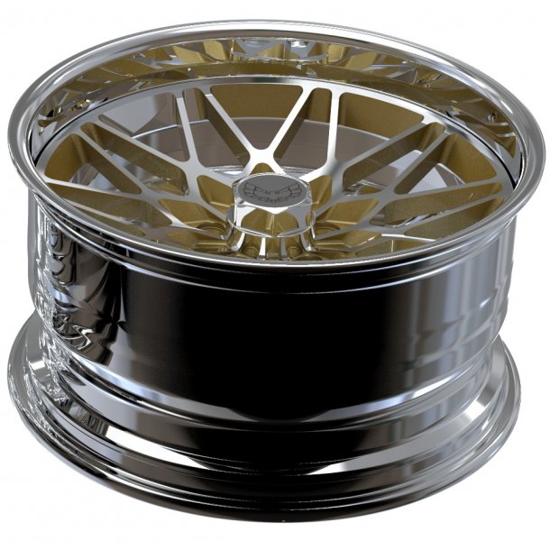REVOLUTION CUSTOM SHOP SNOWFLAKE Gold 10x19 , ET=0, 5x120.66