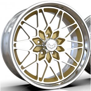 REVOLUTION CUSTOM SHOP SNOWFLAKE Gold 8.5x19 , ET=0, 5x120.65