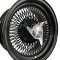 SHOW WIRE WHEELS BLACK 100 spoke straight lace with chrome nipples 10x15, 5x120.65