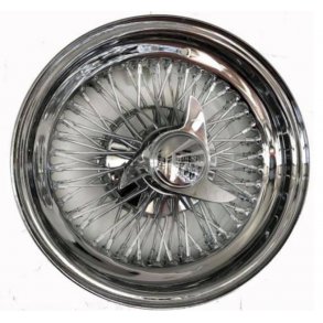 SHOW WIRE WHEELS 72 spoke cross lace 7x15, 5x114.3
