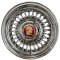 SHOW WIRE WHEEL Chrome 56 spoke and Cadillac cap 6x15 , ET -19 , CB 81MM , 5x114.3 