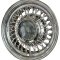SHOW WIRE WHEEL Chrome 56 spoke and flat cap cap 6x15 , ET -19 , CB 81MM , 5x114.3 