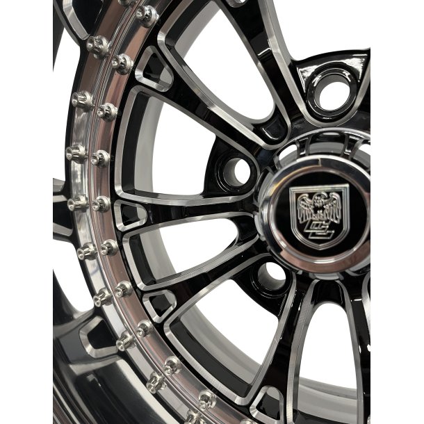 MUSCLE CAR HOLESHOT 3 PIECE FORGED BEADLOCK.10x15 BS 3.3