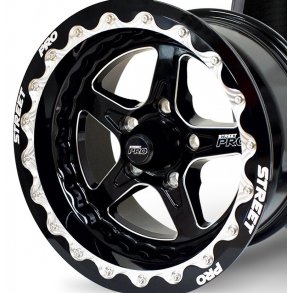 STREET PRO CONVO PRO  BEADLOCK LOOK  Glossblack /Machined  8.5x15 ET=-32 5x120.65
