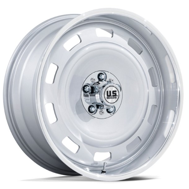 US MAGS SCOTTSDALE SILVER / DIAMOND CUT LIP 10.5x22 5X127 ET 0        