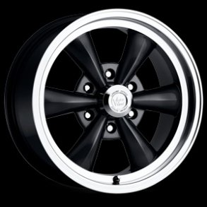 VISION 141H Gloss Black Machined Lip 8x17, BS=4.5, 6x139.7