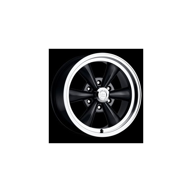 VISION 141H Gloss Black Machined Lip 8x17, BS=4.5, 6x139.7
