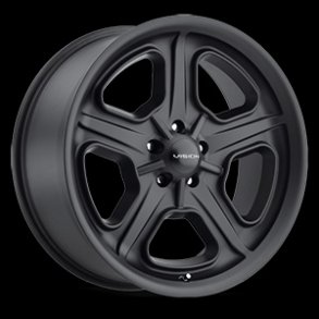 VISION 147 Satin Black 7x15, BS=4.25, 5x114.3