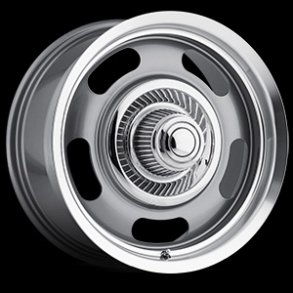 VISION 55 Gunmetal Machined Lip 8.5x18, BS=5.13, 5x114.3