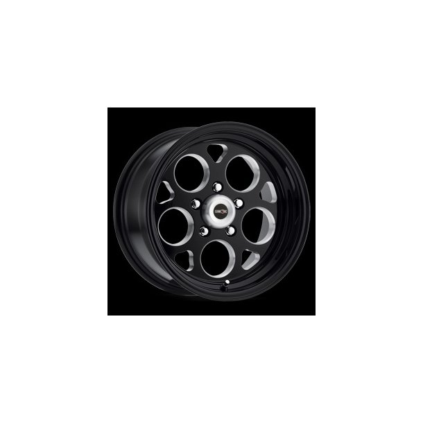 VISION 561 Gloss Black With Milled Windows 10x15, BS=5.5, 5x114.3