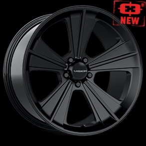 VISION V327 Satin Black 11x20, ET=50, BS=7.9, 5x114.3